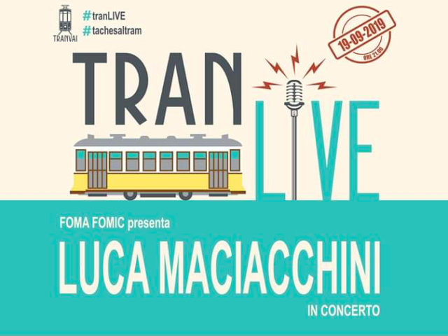 Nel Tranvai (cocktail bar in un vecchio tram del 1928) concerto del cantautore varesino Luca Maciacchini