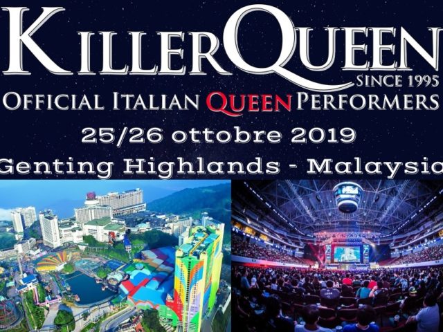 La tribute band fiorentina dei Killer Queen in concerto in Malesia
