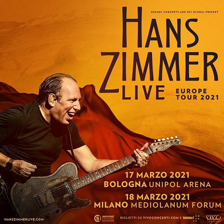 Hanz Zimmer in Italia per due concerti a marzo 2021