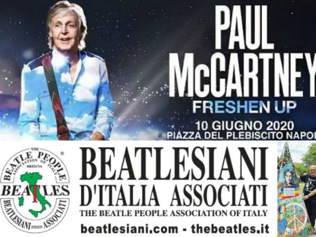 Paul McCartney in concerto a Piazza del Plebiscito il 10 Giugno ed intanto Napoli pensa a Largo Beatles..
