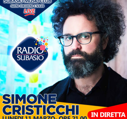 Simone Cristicchi ospite in diretta a Radio Subasio