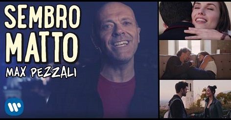 Max Pezzali, online il video di Sembro Matto
