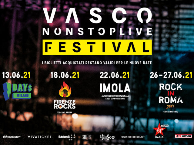 Vasco Rossi rinvia tutti i concerti al 2021