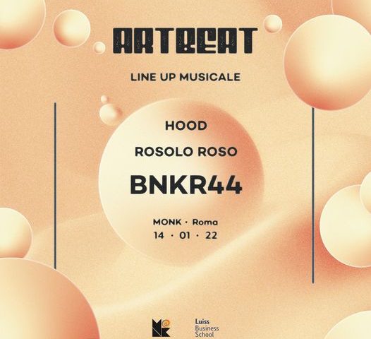 Artbeat a Roma: sold out il concerto del 14 Gennaio 2022 al Monk!
