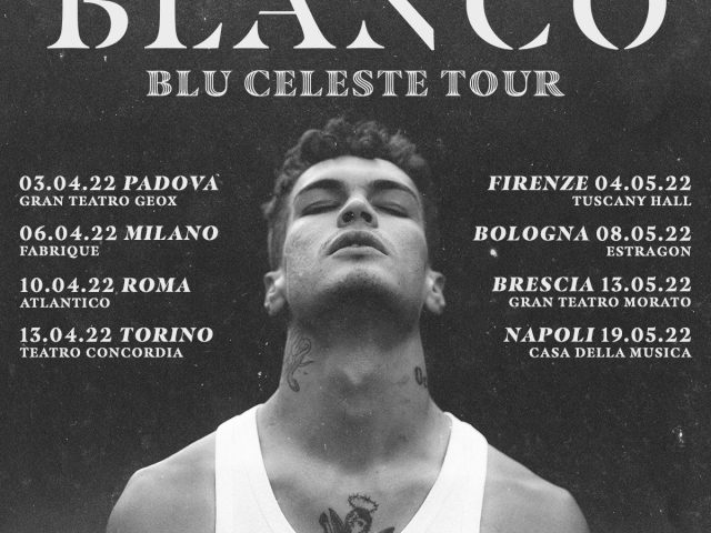 Il tour di Blanco, dopo l’esibizione al Festival di Sanremo con Mahmood