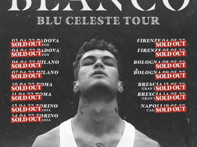 Blanco: sold out le prime date di Blu Celeste Tour