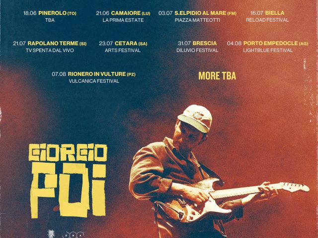 Giorgio Poi torna live con il tour Estate 2022