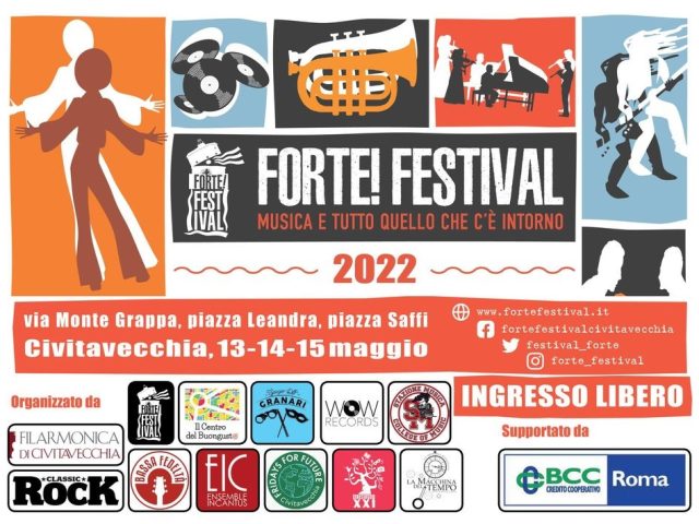 Musica e incontri al Forte! Festival di Civitavecchia