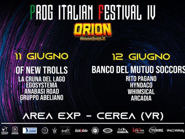 11 e 12 Giugno a Cerea (Verona) il Prog Italian Festival con Banco del Mutuo Soccorso e Of New Trolls