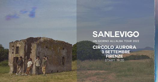 I prossimi tre concerti live degli alternative rock Sanlevigo