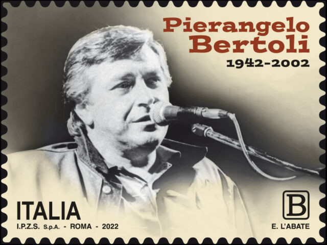 Pierangelo Bertoli omaggiato con un francobollo dalle Poste Italiane