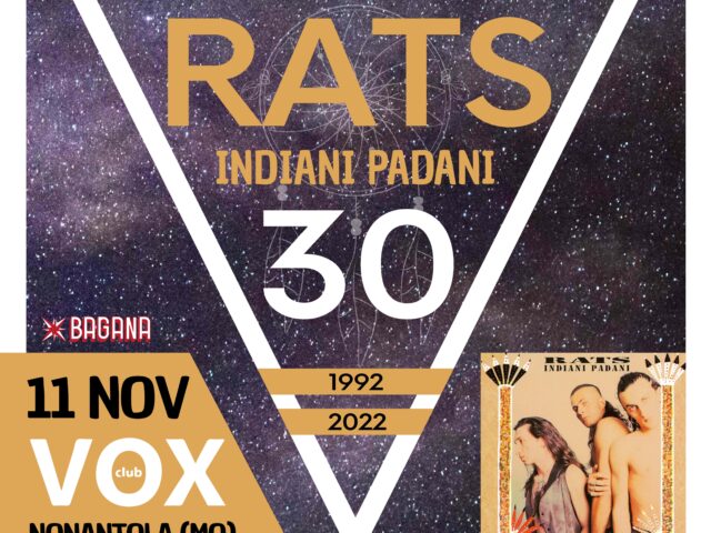 11 Novembre al Vox Club di Nonantola concerto dei mitici Rats