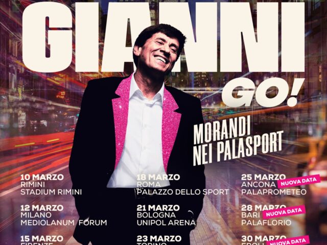 Gianni Morandi torna nei palasport