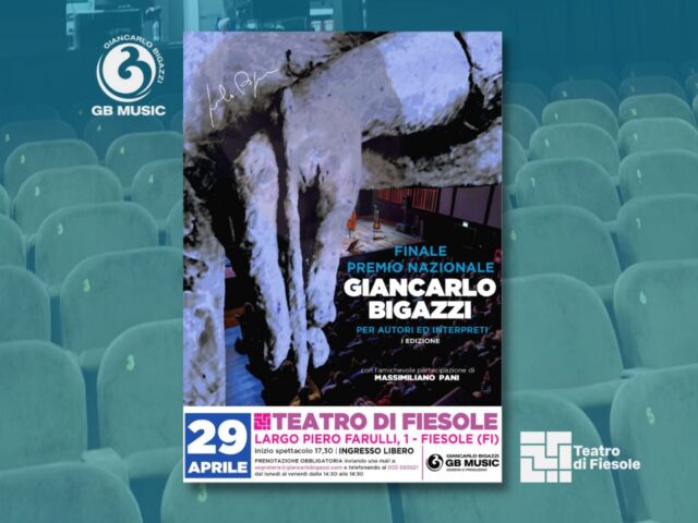 Il 29 aprile a Fiesole (FI) si conclude il 1° Premio Giancarlo Bigazzi
