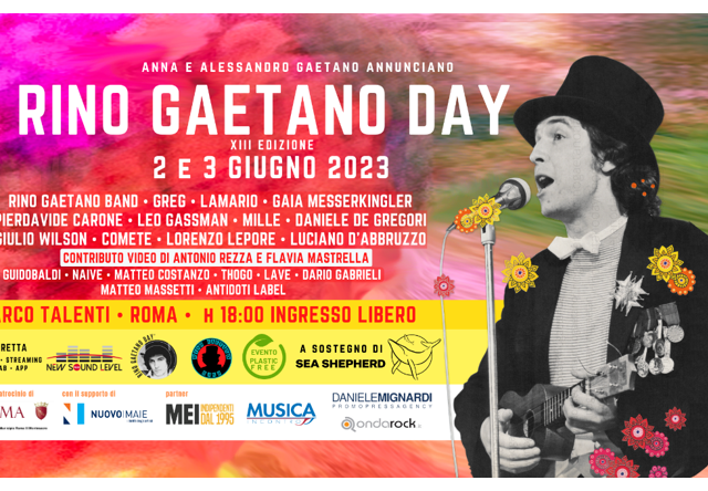 Rino Gaetano Day 2023: il 2 e 3 giugno a Roma con Leo Gassmann e Giulio Wilson