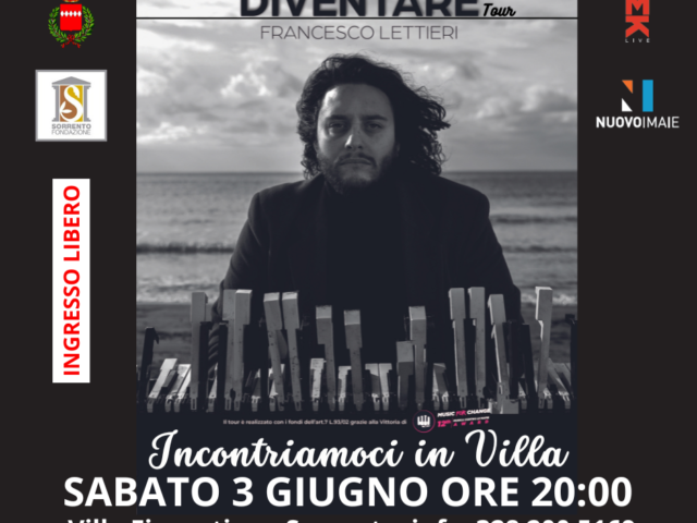 Francesco Lettieri, concerto nella Villa Fiorentino a Sorrento