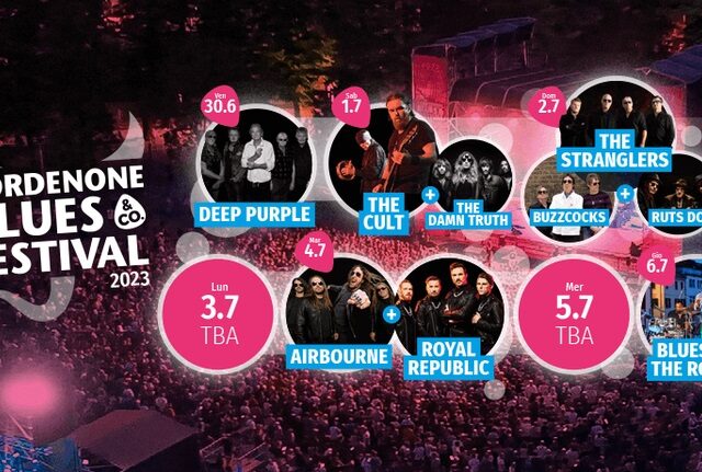 Deep Purple, The Damn Truth e Cult al Pordenone Blues & Co. Festival