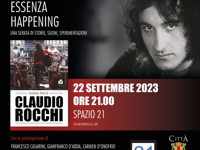 22 Settembre a Lodi un momento collettivo per ricordare Claudio Rocchi