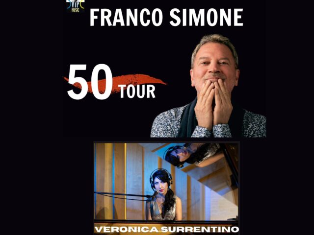 Franco Simone il 30 settembre in concerto a Roma. Guest Veronica Surrentino
