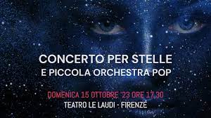 Il 15 Ottobre nuovo Concerto per Stelle e Piccola Orchestra Pop di Pierfrancesco Nannoni