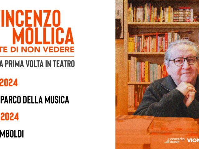 L’Arte di Non Vedere, lo spettacolo teatrale con Vincenzo Mollica