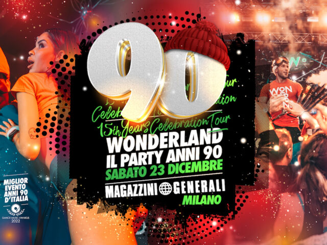 90 Wonderland: ai Magazzini Generali si celebrano gli anni ’90