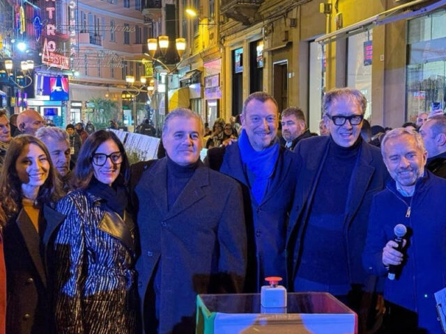 Toto Cutugno: un omaggio a Via Matteotti a Sanremo