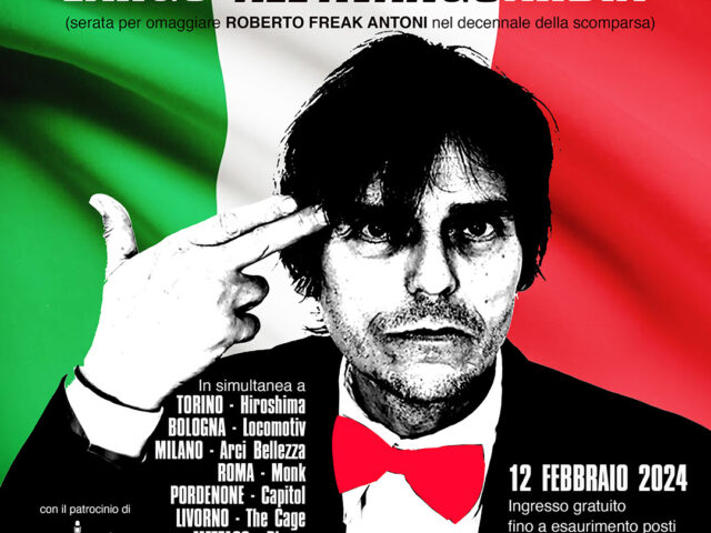 Lunedì 12 Febbraio serate per ricordare Roberto Freak Antoni degli Skiantos