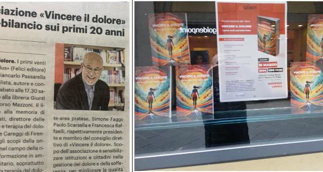 L’onlus Vincere il Dolore a Prato emoziona con il libro sui primi 20 anni