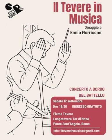 Il Tevere in Musica. Omaggio a Ennio Morricone – Sabato 12 Settembre 2026 a Roma