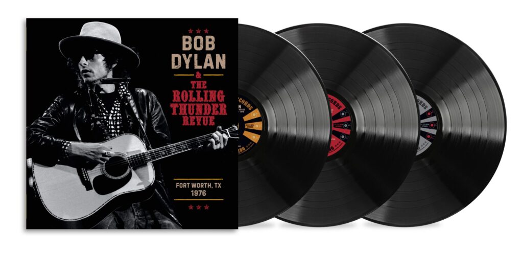 L'immagine attuale non ha un testo alternativo. Il nome del file è: Rolling-Thunder-Revue-LP.jpg